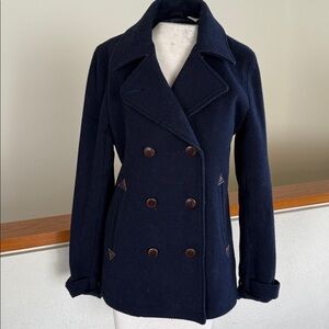 Levi Strauss & Co. Navy Jacket wool pea coat medium
